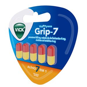 Vick Pyrena Grip-7  5 Cápsulas Duras