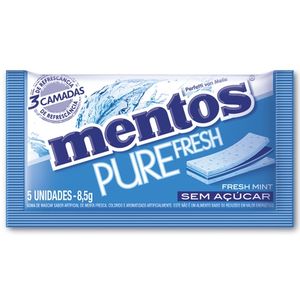 Mentos Pure Fresh 3 5 Unidades Fresh Mint