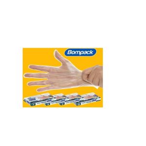 Luvas Vinilflex Bompack Sem Pó Grande 100 unidades
