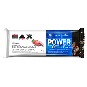 Barra De Proteína Power Protein Bar Morango Sensation 41g