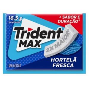 Trident Max Hortelã Fresca 5 unidades