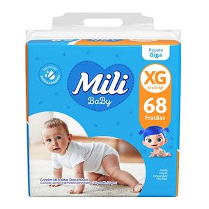 Fralda Mili Baby Giga XG 68 unidades