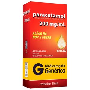 Paracetamol 200mg/ml Genérico Cimed Solução Oral 15ml