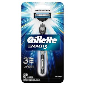 Aparelho de Barbear Gillette Mach3 com 1 Unidade