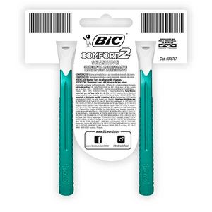 Aparelho de Barbear Bic Comfort 2 Pele Sensível 2 Unidades