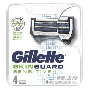 Carga Gillette Skinguard Sensitive 4 Unidades