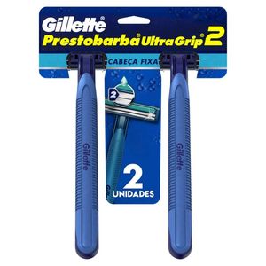 Aparelho de Barbear Gillette Prestobarba Ultragrip3  2 Unidades