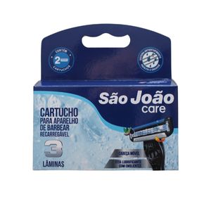 Carga São João Aparelho Barbear 3 Lâminas 2 Unidades