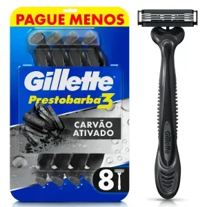 Aparelho Gillette Prestobarba3 Carbono Descartável 8 Unidades