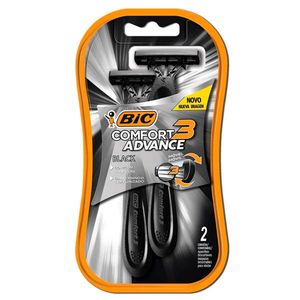 Aparelho de Barbear Bic Comfort 3 Black Night com 2 Unidades