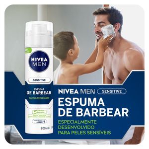 Espuma de Barbear Nivea 193g Sensitive