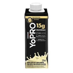 Yopro 250ml Baunilha 15g Proteína Danone