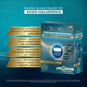 Condres AH Colágeno Tipo II - 60 Cápsulas