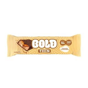 Barra de Proteína Bold Thin Caramelo e Amendoim 40g