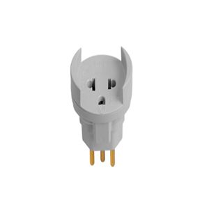 Adaptador Ilumi Universal 2P+T 10A 250V Branco