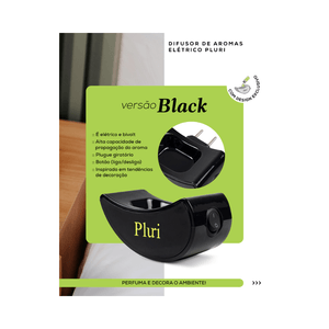 Difusor Elétrico Pluri Black