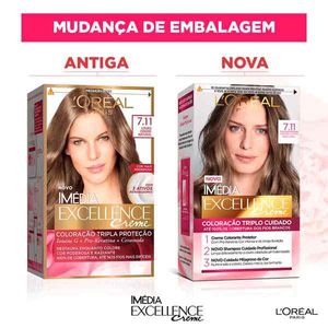 Tintura Imédia 7 11 Louro Natural Cendré Intenso