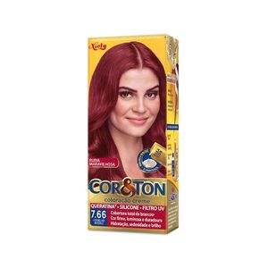 Tintura Cor&Ton Creme 50g 7 66 Vermelho Intenso