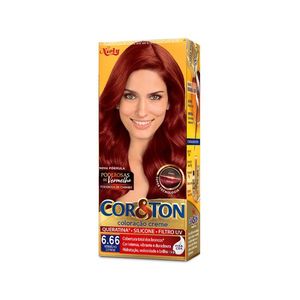 Tintura Cor&Ton Creme 50g 6 66 Vermelho Carmim