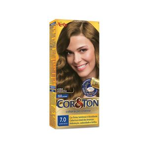 Tintura Cor&Ton Creme 50g 7 0 Louro Médio