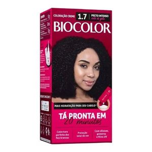 Tintura de Cabelo Biocolor Preto Intenso Noite de Gala 1 7