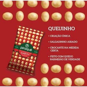 Snack Piraquê Queijinho Assado 100g