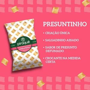 Snack Piraquê Presuntinho Assado 100g