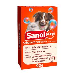 Sabonete Pet Sanol Dog Neutro 90g