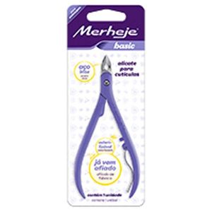 Alicate Cutícula Merheje Basic Lilás