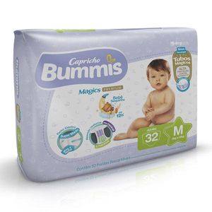 Fralda Capricho Bummis Jumbo M 32 Unidades