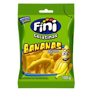 Bala Fini Gelatina Banana 100g