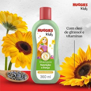 Shampoo Infantil Huggies Kids Nutrição 360ml