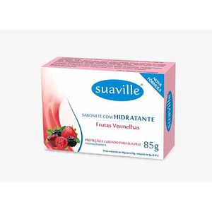 Sabonete em Barra Suaville Frutas Vermelhas Hidratante 85g