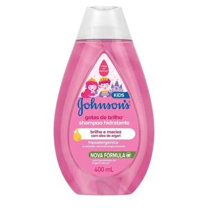 Shampoo Johnsons Kids Infantil Gotas de Brilho 400ml