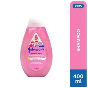 Shampoo Johnsons Kids Infantil Gotas de Brilho 400ml