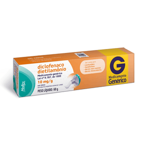 Diclofenaco Dietilamônio Genérico Medley Gel 60g