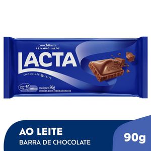 Chocolate Lacta ao Leite 90g
