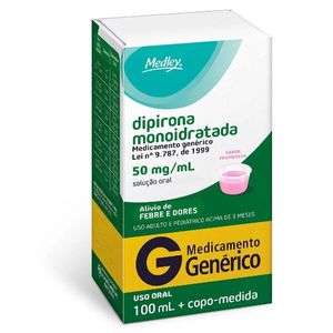 Dipirona Genérico Medley Solução Oral 100ml
