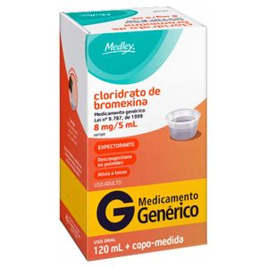Bromexina Adulto Genérico Medley Xarope 120ml