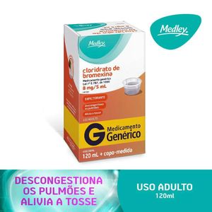 Bromexina 120ml Adulto Genérico Medley