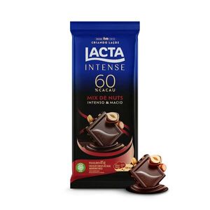 Chocolate Lacta 60% Cacau Mix de Nuts 85g