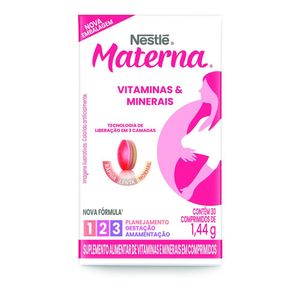 Suplemento Alimentar Materna Vitaminas & Minerais 30 Comprimidos