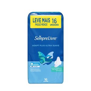 Absorvente Externo Sempre Livre Adapt Plus Suave, 16un