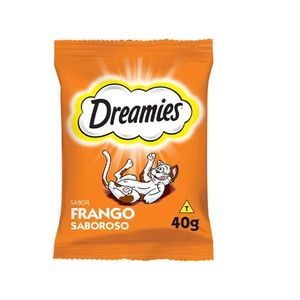 Petisco Dreamies Para Gato Adulto Frango 40g