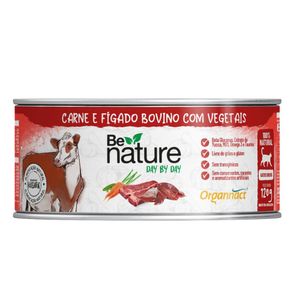 Ração em Lata Be Nature Para Gatos Idosos Carne Bovina 120g