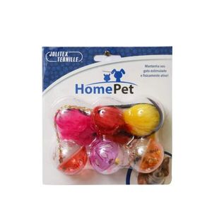 Brinquedo Kit Tril Bolas Home Pet Para Gato