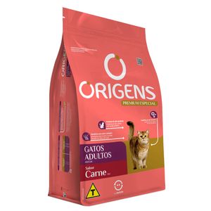 Ração Origens Para Gato Adulto Carne 1kg