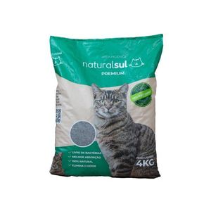 Areia Higiênica Para Gato Natural Sul Premium 4kg