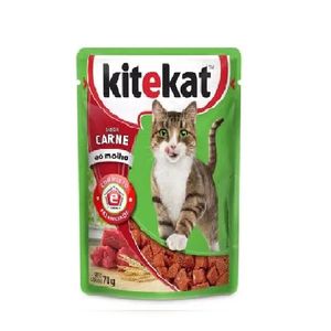 Sache Kitekat Carne ao Molho 70g