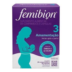 Multivitamínico Femibion 3 Amamentação 28 Comprimidos + 28 Cápsulas